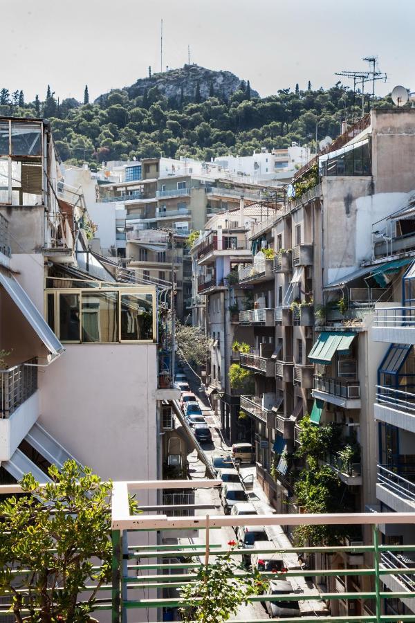 Bright Apt. With Lovely View In Lycabettus! Apartman Athén Kültér fotó